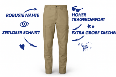 CARGO-HOSEN FÜR HERREN UND DAMEN