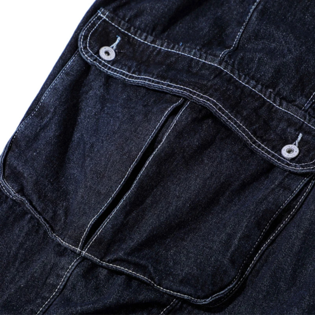 BAGGY DENIM CARGO HOSE
