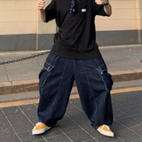 BAGGY DENIM CARGO HOSE