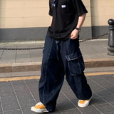 BAGGY DENIM CARGO HOSE