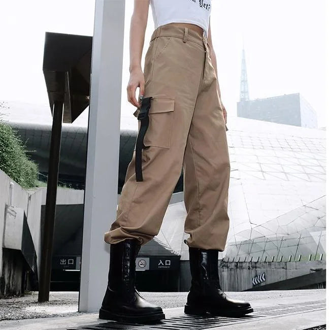 BEIGE ARMY CARGO HOSE DAMEN
