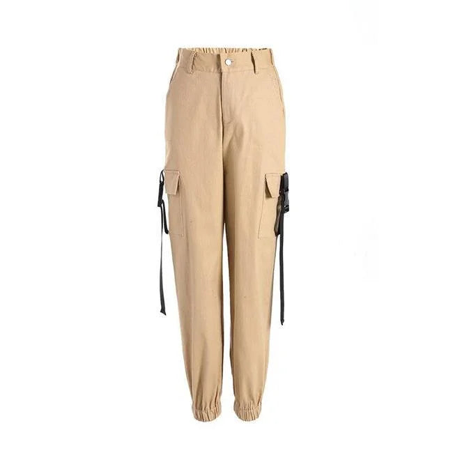 BEIGE ARMY CARGO HOSE DAMEN