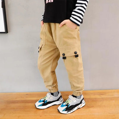 BEIGE CARGO HOSE FÜR JUNGEN