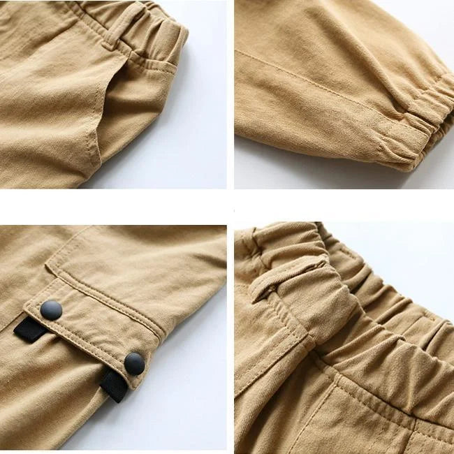 BEIGE CARGO HOSE FÜR JUNGEN