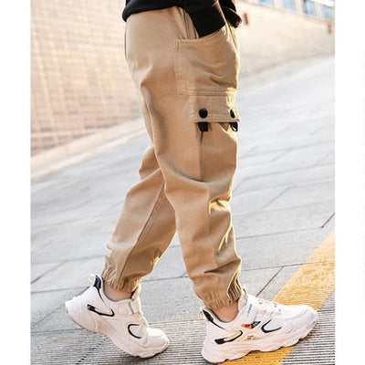 BEIGE CARGO HOSE FÜR JUNGEN