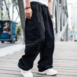 BEQUEME HERREN CARGO HOSE VON BAGSTREET Schwarz / L
