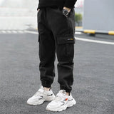 BEQUEME JUNGEN CARGO HOSE Schwarz / 4 jahre
