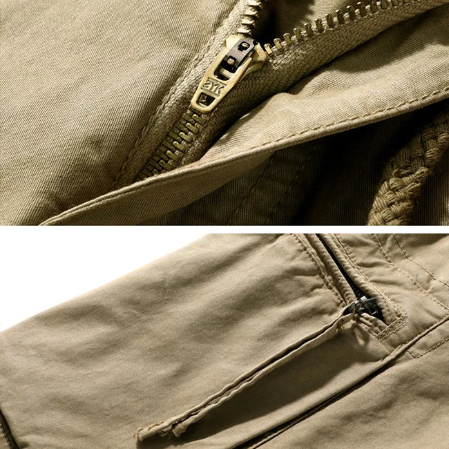 BLAUE CARGO SHORTS FÜR HERREN