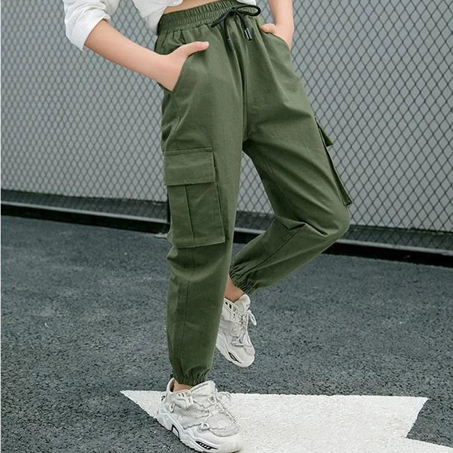 CARGO HOSE FÜR JUGENDLICHE Grün / 4 jahre