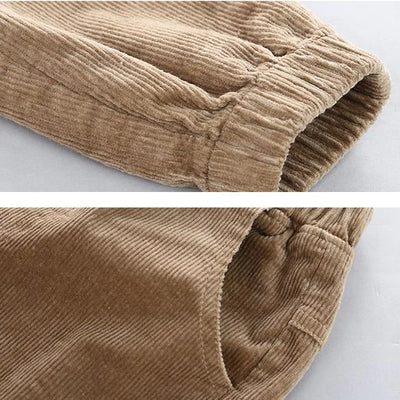 CARGO HOSE KLEINE GRÖSSEN AUS WEICHEM VELOURS