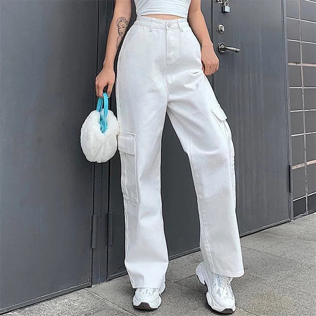 DAMEN CARGO HOSE TWILL