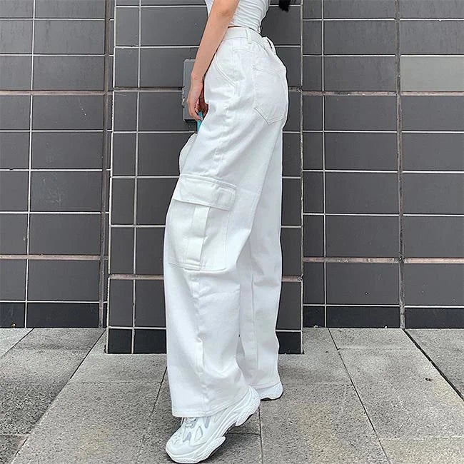 DAMEN CARGO HOSE TWILL