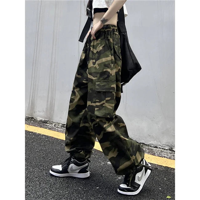 DAMEN CARGO JEANS MILITARY STIL