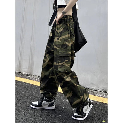 DAMEN CARGO JEANS MILITARY STIL