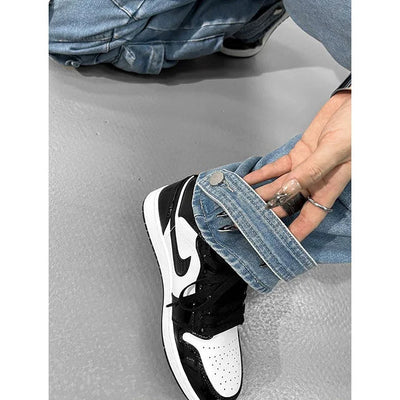 DAMEN CARGO JEANS MIT MEHREREN TASCHEN GEWASCHEN