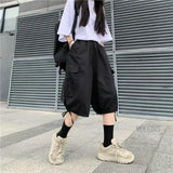 DAMEN CARGO SHORTS IN URBAN PURPLE Schwarz / XS