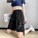 DAMEN HOSENROCK MIT TASCHEN UND KETTE