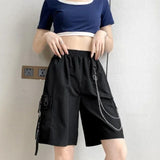DAMEN HOSENROCK MIT TASCHEN UND KETTE