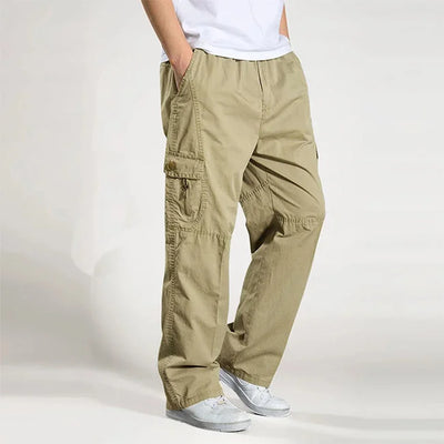 ELEGANTE HERREN CARGO HOSE Beige / M