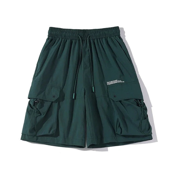 GRÜNE CARGO SHORTS FÜR SKATER