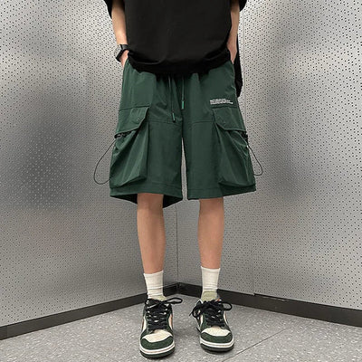 GRÜNE CARGO SHORTS FÜR SKATER
