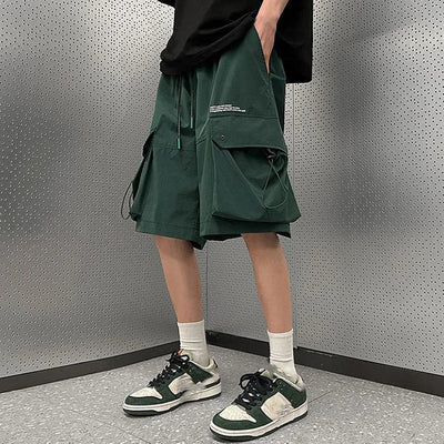 GRÜNE CARGO SHORTS FÜR SKATER