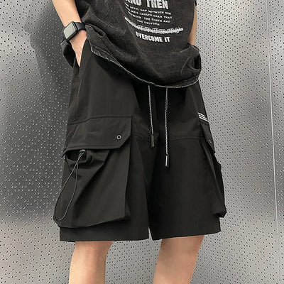 GRÜNE CARGO SHORTS FÜR SKATER Schwarz / M