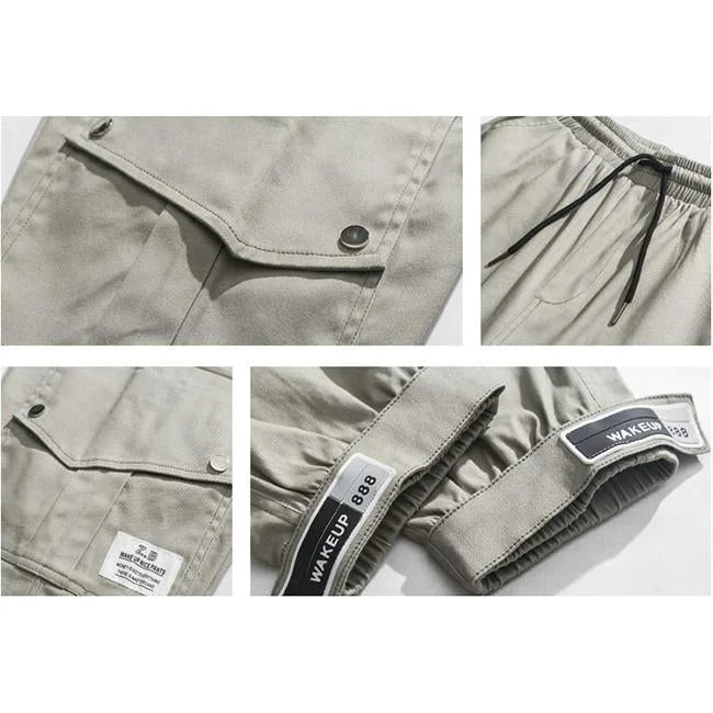 HELLE HERREN CARGO HOSE IN GRAU