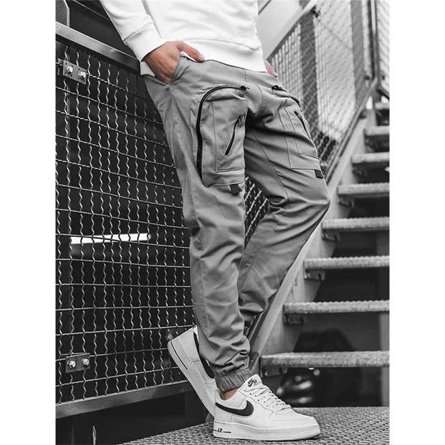 HELLGRAUE CARGO JOGGINGHOSE