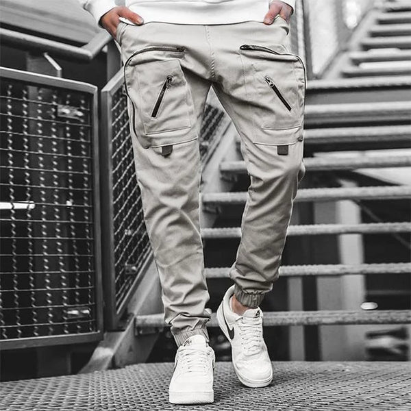 HELLGRAUE CARGO JOGGINGHOSE Grau / M