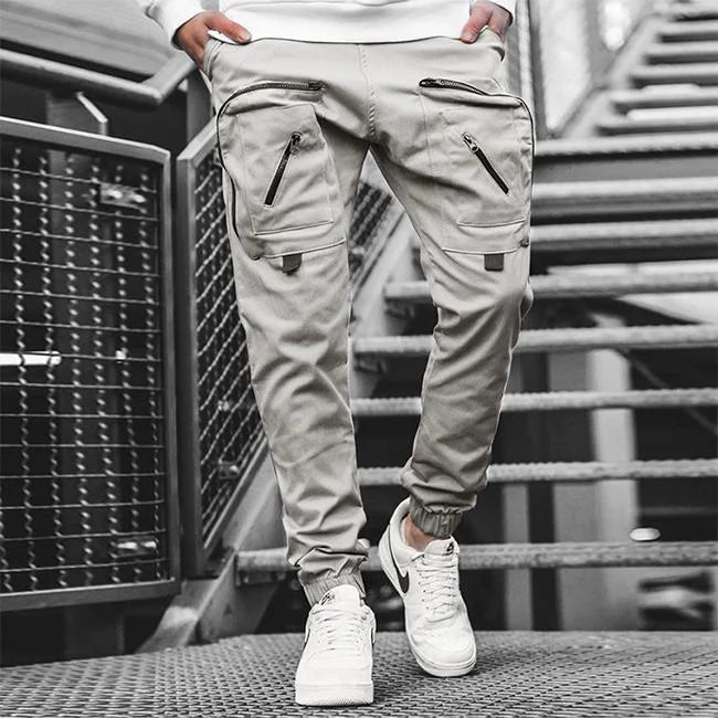 HELLGRAUE CARGO JOGGINGHOSE Grau / M