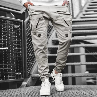 HELLGRAUE CARGO JOGGINGHOSE Grau / M