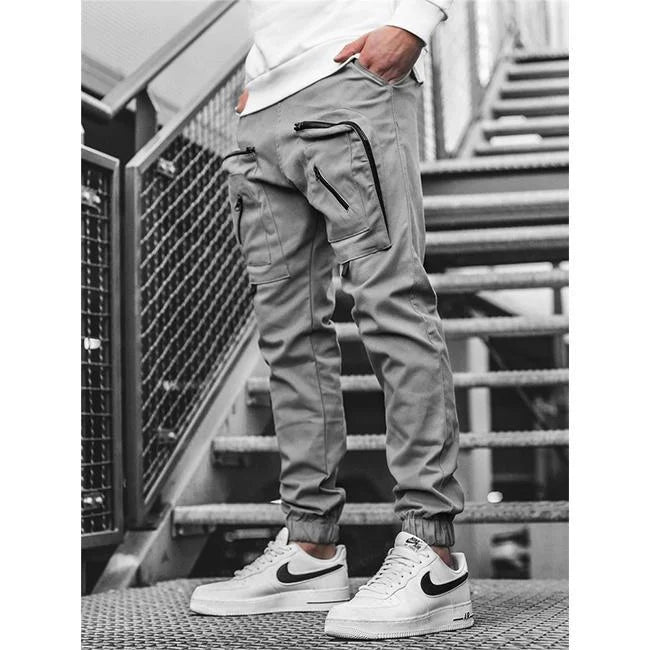 HELLGRAUE CARGO JOGGINGHOSE