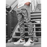 HELLGRAUE CARGO JOGGINGHOSE