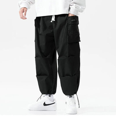 HERREN CARGO HOSE BAGGY Schwarz / XS