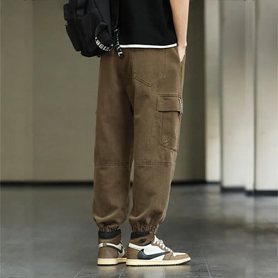 HERREN CARGO HOSE IN KHAKI HIP HOP STIL
