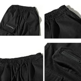 HERREN CARGO HOSE MIT GURT GRAU SCHWARZ