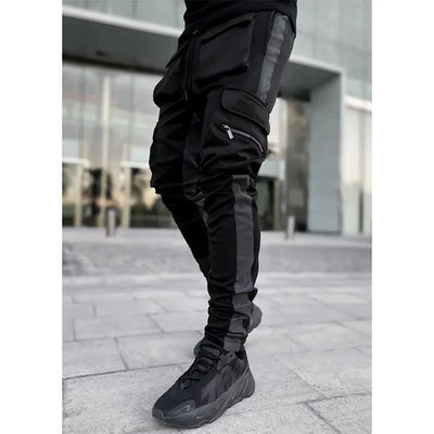 HERREN CARGO HOSE MIT REFLEKTIERENDEN STREIFEN