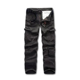 HERREN CARGO HOSE MIT RUNDEN TASCHEN UND GERADEM SCHNITT