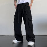 HERREN CARGO HOSE MIT WEITEM SCHNITT Schwarz / S