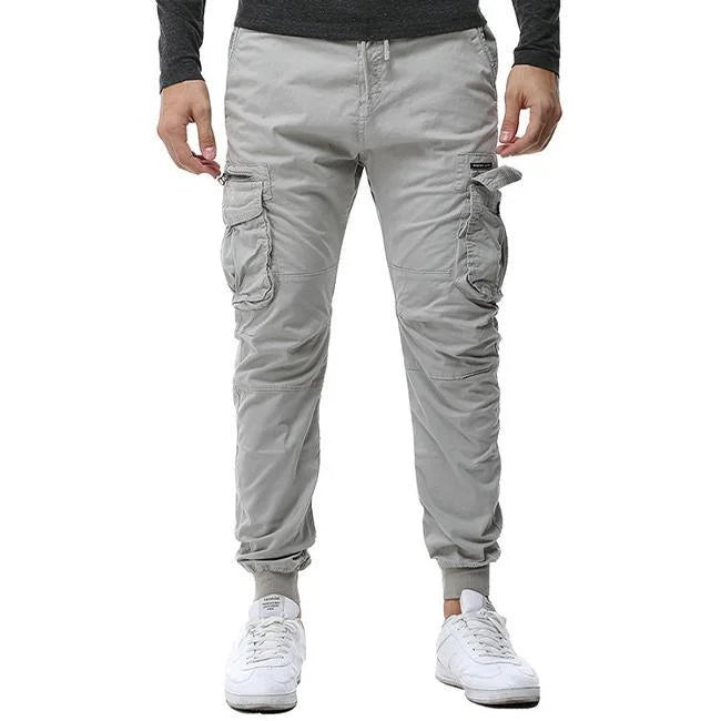 HERREN CARGO HOSE SLIM FIT Grau / S