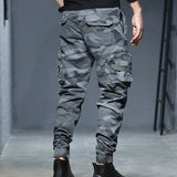 HERREN MILITÄR CARGO HOSE IN GRAU