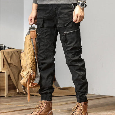 HERREN Y2K TAKTIK CARGO HOSE Schwarz / S