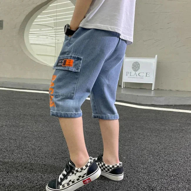 JEANS CARGO SHORTS FÜR KINDER