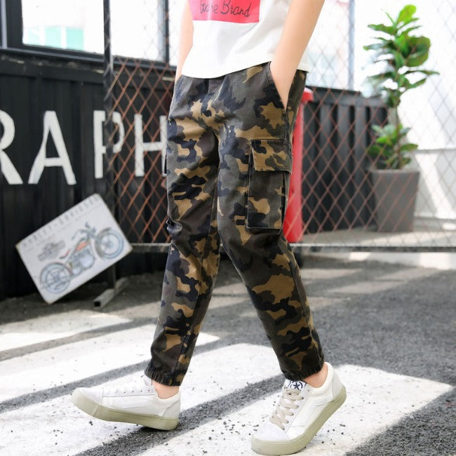 JUGEND CARGO HOSE CAMOUFLAGE DESIGN Camouflage / 7 jahre
