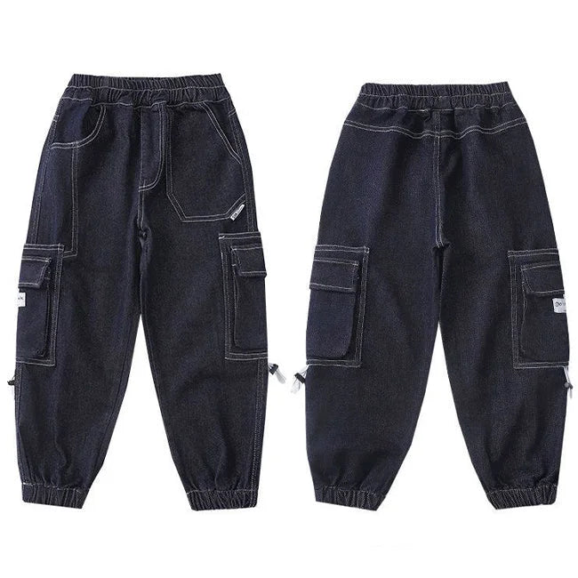 JUGEND CARGO JEANS BLAU