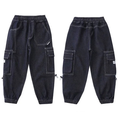 JUGEND CARGO JEANS BLAU