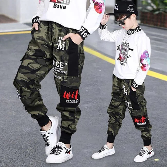 JUNGEN CARGO HOSE STREET CAMOUFLAGE STYLE