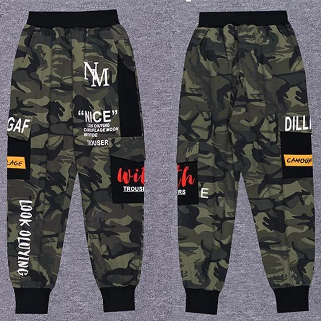 JUNGEN CARGO HOSE STREET CAMOUFLAGE STYLE