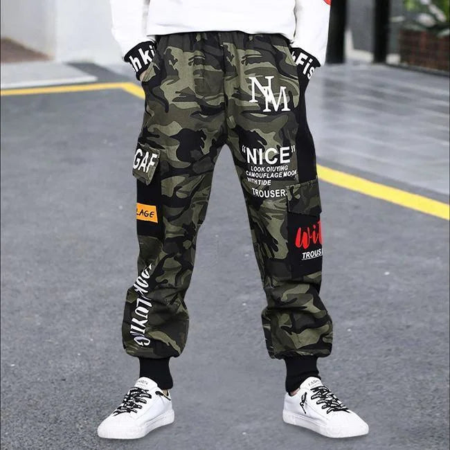 JUNGEN CARGO HOSE STREET CAMOUFLAGE STYLE Camouflage / 4 jahre